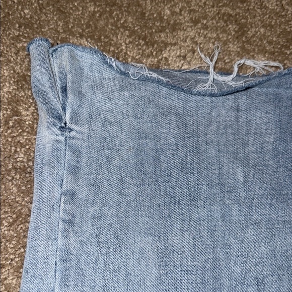 NYDJ Barbara Bootcut Classic Denim Jeans - size 12 - Raw Edge Hem B8 - Picture 5 of 5